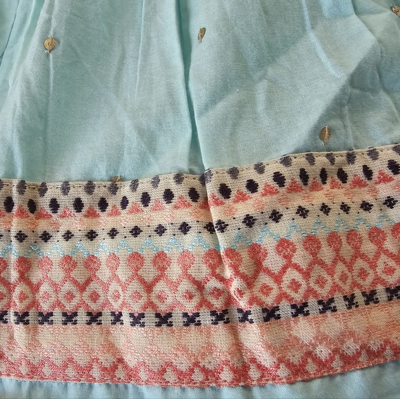 W for Women Light Blue Wide Leg Pants - Picture 7 of 9